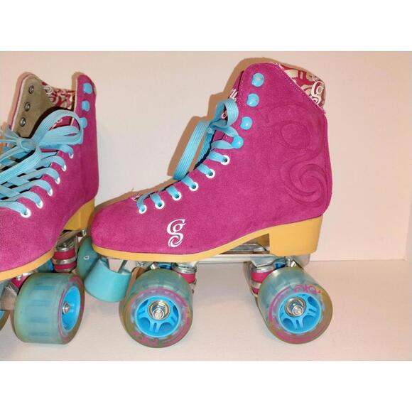Candi Grl Women’s Size 5 Roller Derby Skates Berry Red Raspberry - Picture 8 of 9